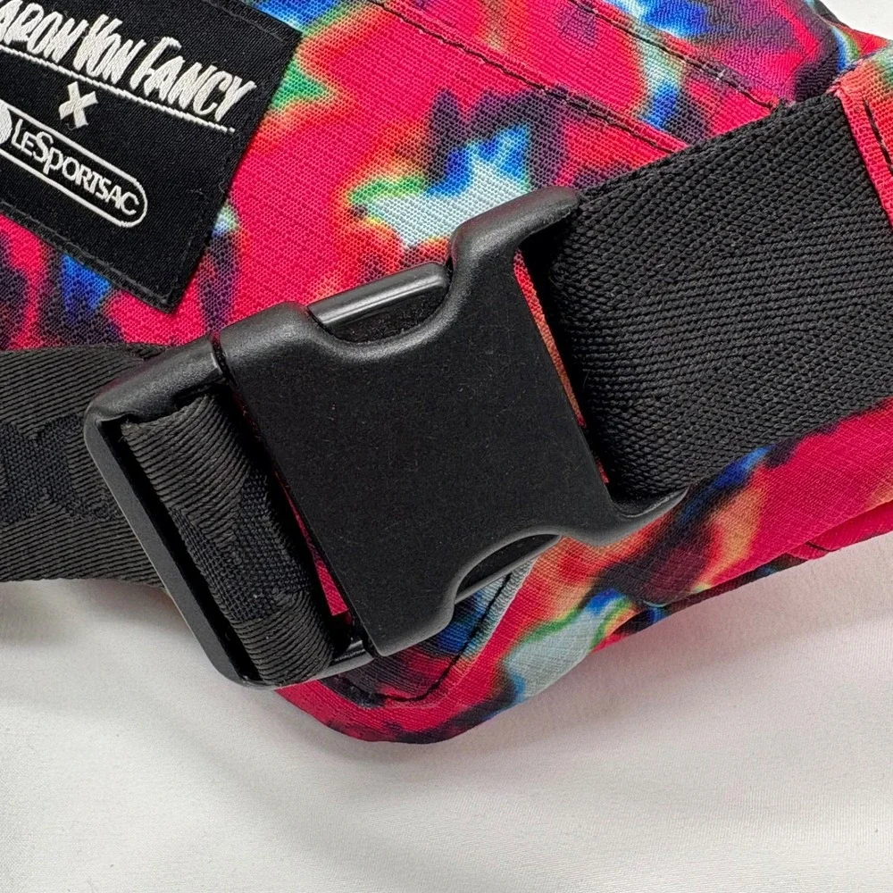 LeSportsac X Baron Von Fancy Tie Dye Fanny Pack Crossbody Waist Sling‎ Bag EUC
